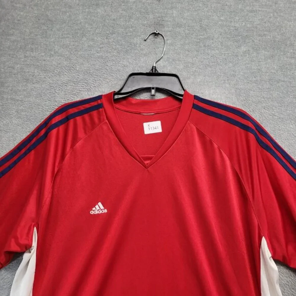 England Men Jersey XL Red Adidas Logo‎ World Cup FIFA Germany 2016 Training